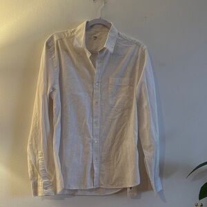 YMC Classic White Button-Down Shirt
